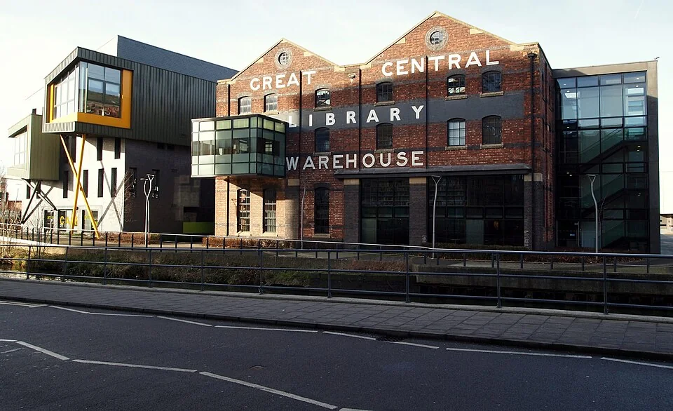 Great Central Warehouse Library в кампусе Brayford Университета Линкольна